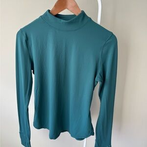 Lululemon Rulu Running Long-Sleeve Mock Neck Shirt